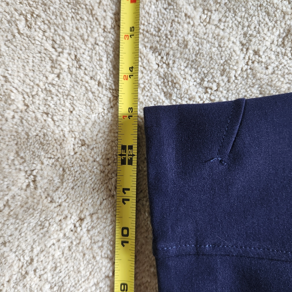 Premise Size Xs Womens Navy Blue Stretchy Pencil With Zipper And Hook Closure - Picture 11 of 13